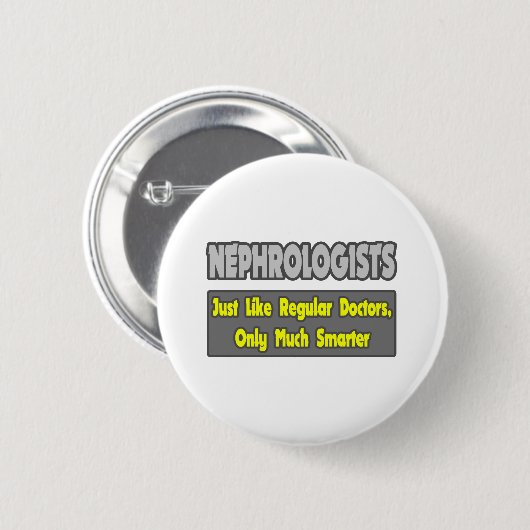 Nephrologen... slimmer ronde button 5,7 cm (Voorkant /achterkant)