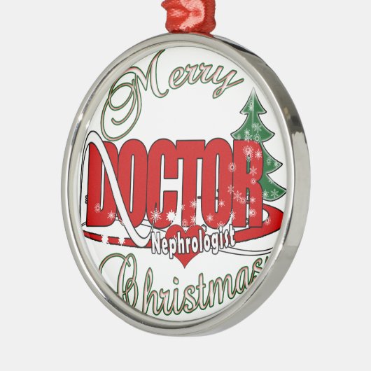 NEPHROLOGIST DOCTOR CHRISTMAS METALEN ORNAMENT (Links)