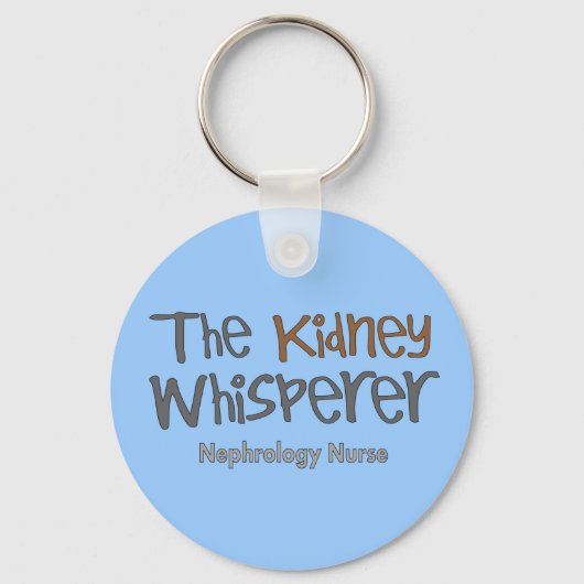 Nephrology Nurse Gifts "The Kidney Whisperer" Sleutelhanger (Voorkant)