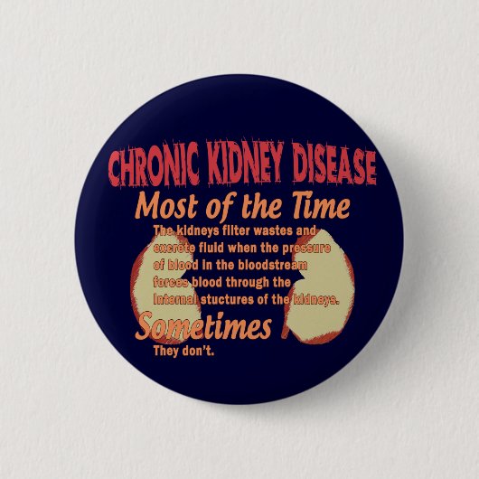Nephrology T-shirts & Gifts Ronde Button 5,7 Cm (Voorkant)
