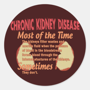 Nephrology T-shirts & Gifts Ronde Sticker