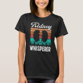 Nephroloog Appreciezer Nieren Whisperer Retro N T-shirt (Voorkant)