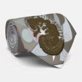 Nephroloog Kidney Design necktie Stropdas (Opgerold)