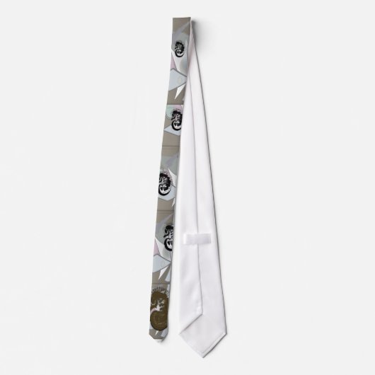 Nephroloog Kidney Design necktie Stropdas (Achterkant)