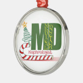 Nephroloog MERRY CHRISTMAS DOCTOR Metalen Ornament (Links)