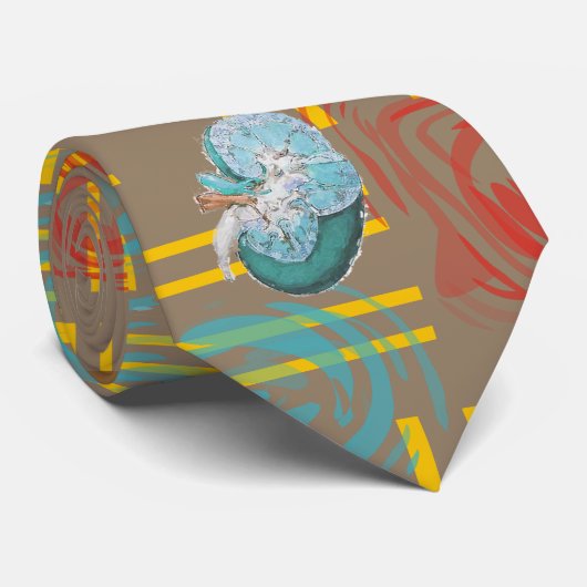 Nephroloog Nieren Stropdas (Opgerold)