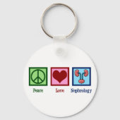 Nephroloog Peace Love Nephrology Kantoor Sleutelhanger (Voorkant)