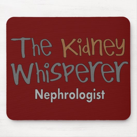 Nephroloog Physician Gifts, Humoureus Muismat (Voorkant)
