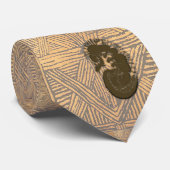 Nephroloog Stropdas "Basket Weave & Kidney"-ontwer (Opgerold)