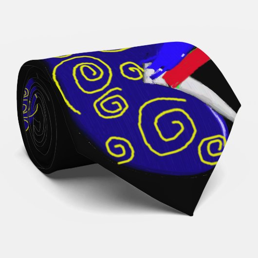 Nephroloog Stropdas "The Kidney" Artsy en Fun (Opgerold)