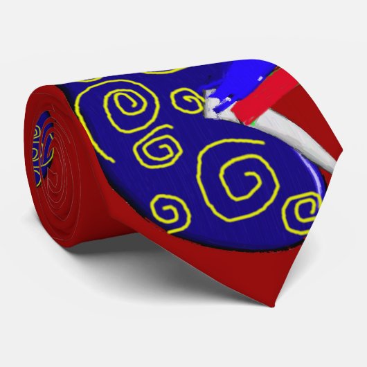 Nephroloog Stropdas "The Kidney" Artsy en Fun (Opgerold)