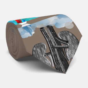 Nephroloog Stropdas Unieke Artsy Sailboot #31