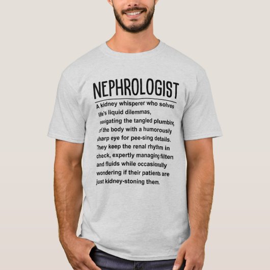 Nephroloog T-shirt (Voorkant)