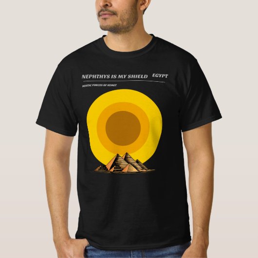 Nephthys Is Mijn Schild T-shirt (Voorkant)