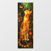 Nepkat Schildering Gebrandschilderde Kunst Raamsticker (Vel)