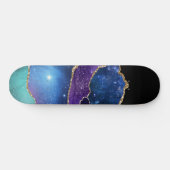 Nepmarmer agaatsteen Galaxy Glitterend Schitterend Persoonlijk Skateboard (Horizontaal)
