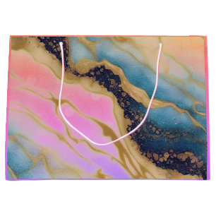 Nepmarmer Navy, Aqua, Roze, Gouden Cadeautas