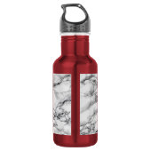 Nepmarmeren waterfles met gepersonaliseerde aangep (Achterkant)