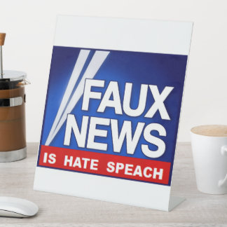 Nepnieuws Reclamebord Met Voetstuk