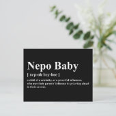 Nepo Baby Betekenis Briefkaart (Staand voorkant)