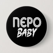 Nepo Baby Ronde Button 7,6 Cm (Voorkant)