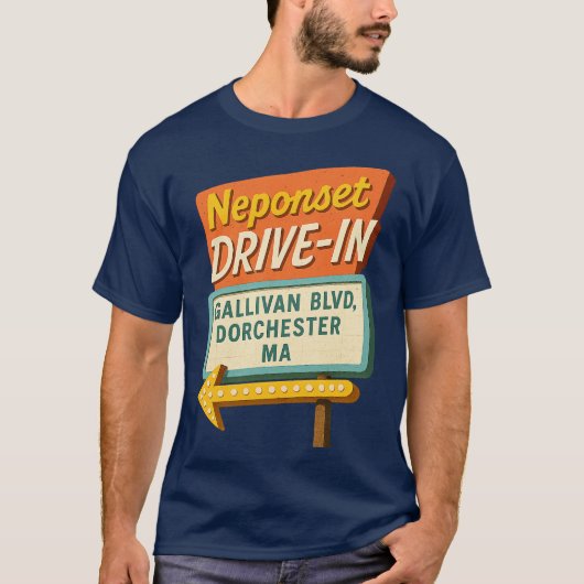 Neponset Drive-In - Dorchester, MA T-shirt (Voorkant)