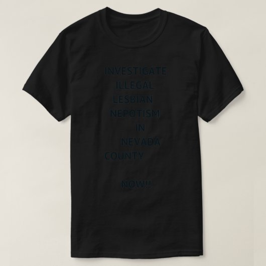 Nepotisme T-shirt (Design voorkant)