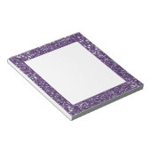 Neppa Paarse Glitter Textuur Uiterlijk Notitieblok (Schuin)