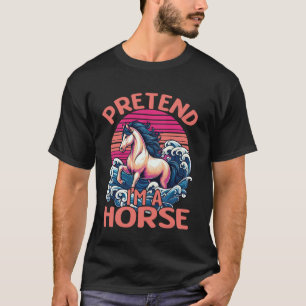 Neppaard Grappig Easy Halloween Kostuum Equestr T-shirt