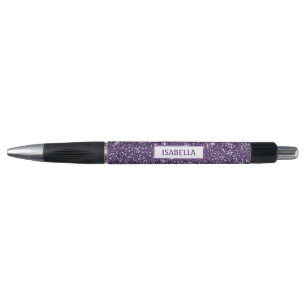 Neppaarse Glitter Textuur Uiterlijk Met Aangepaste Pen
