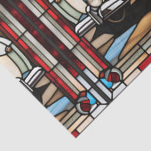 Nepparel Glas Oude Auto voor Decoupage  Tissuepapier (Detail)