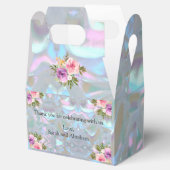 Nepparelmoer Favor Dozen Bedankdoosjes (Geopend)