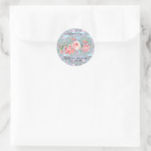 Nepparelmoer ronde sticker (Tas)