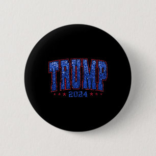 Nepparels Trump 2024 President Maak Amerika Echt Ronde Button 5,7 Cm