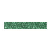 Neppe bosgroene glitters uitnodigingen wikkel (Vlak)