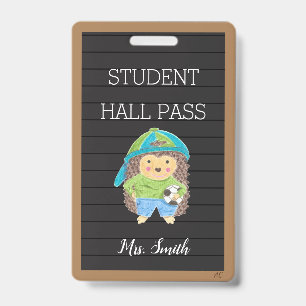 Neppe briefbord jongetje student gangpas badge