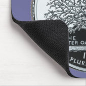 Neppe Connecticut State Quarter Charter Oak Boom Muismat (Hoek)