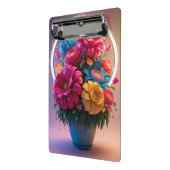 Neppe doekprint met canvas afgewerkt mini klembord (Angled2)