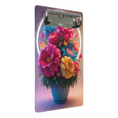Neppe doekprint met canvas afgewerkt mini klembord (Schuin)