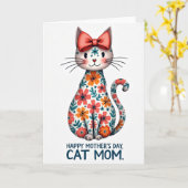 Neppe Folie Bloem Kat Kaart (Gele Bloem)