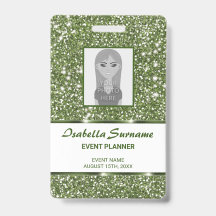 Neppe groene glitter textuur uitzicht met aangepas