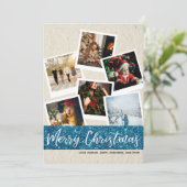 Neppe Kraft & Glitter Multi Foto Prettig Kerstfees (Staand voorkant)