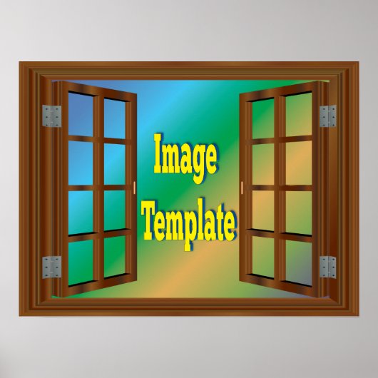 Neppe Raam Maken Uw Eigen Poster (Voorkant)