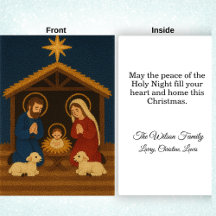 Neppe Steekhaak Heilige Familie Kerstmis 