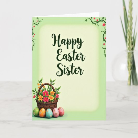 Neppebloem Paaszusterkaart Kaart (Voorkant)
