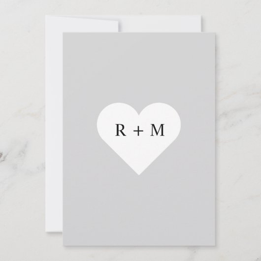 Neppeel Effect Foto Huwelijk Save The Date Kaart (Achterkant)