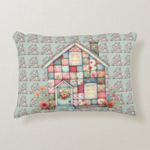 Neppige Patchwork Cottagecore Bloemige Huis Accent Kussen
