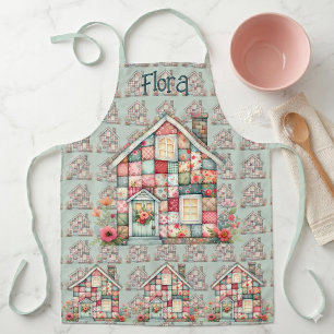 Neppige Patchwork Cottagecore Bloemige Huis Schort