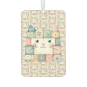 Neppige Patchwork Pastel Kitty Cottage Luchtverfrisser (Achterkant)