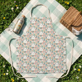 Neppige Patchwork Pastel Kitty Cottage Schort